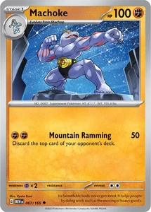 Machoke - 067/165 - 067/165 / English / Near Mint - Picture 1 of 1