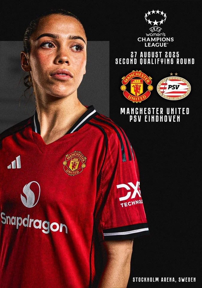 MANCHESTER UNITED England v PSV Netherlands 27 August 2025 WOMENS CHL FAN edit - Image 1 of 1