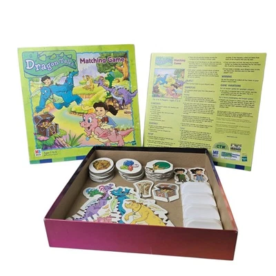 Vintage 2000 Milton Bradley Dragon Tales Memory Matching Card Game EUC Complete - Image 1 of 4