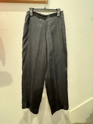 Легкие шелковые брюки с леопардовым принтом International Concepts - Изображение 1 из 4