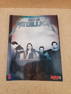 Best Of Metallica Transcribed Full Scores Tab Book - Cherry Lane Music Guitar - Image 1 of 4