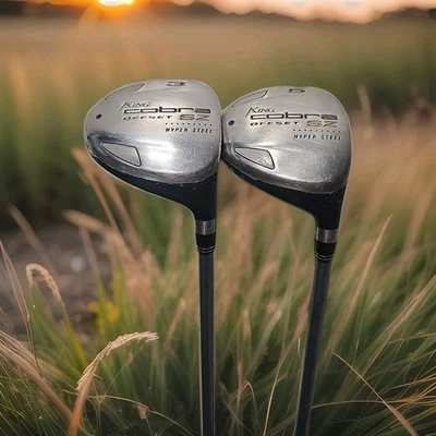 RH Ladies King Cobra 3 & 5 Wood Set SZ Graphite Golf clubs 42" & 41.5"  UPC301 - Image 1 of 4