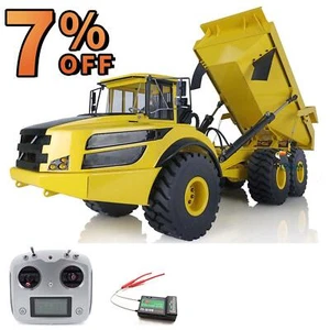 Auf Lager 1/14 6*6 Metall Hydraulisches RC Anheben Gelenk LKW Dumper Motor Servo - Bild 1 von 10