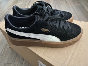 puma shoes brown sole