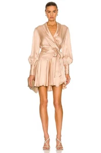 vestido cruzado seda zimmermann talla 1 - Imagen 1 de 8