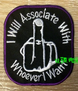 ME ASOCIARÉ CON QUIEN QUIERA PARCHE 1%er Outlaw biker motorcycle club ftw - Imagen 1 de 1