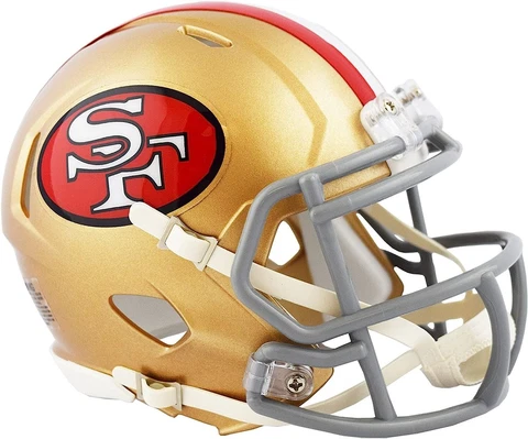 NFL Football Riddell San Francisco 49ers 1964-95 Retro Mini Speed Replica Helmet Cover