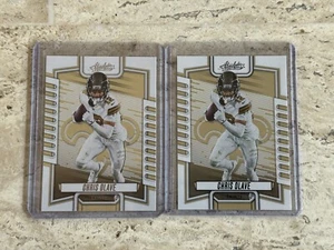 Absolute Football 2023 Chris Olave Mega Box Black Foil Parallel Base No. 72 - Picture 1 of 2