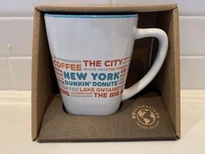DD Destinations New York 2016 12 oz. Taza de cerámica Dunkin Donuts NUEVA EN CAJA - Imagen 1 de 2