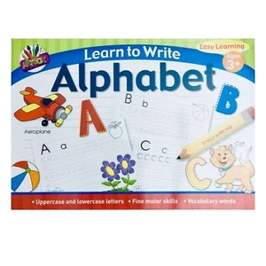 Learn To Write Kids Alphabet Handwriting Letters Practice A4 Pad Age 3+ - Picture 1 of 3