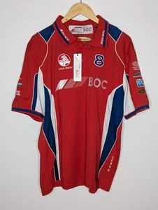 Team BOC Holden Team V8 Supercars Polo Shirt Red Embroidered #8 Mens XL NWT - Picture 1 of 8