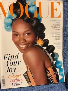 BRITISH VOGUE UK MAGAZINE APRIL 2021 Find your joy - Picture 1 of 3