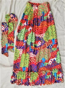 Vintage BoHo Bohemian Chic Woodstock Era Women’s Sz Small Long Hippie Girl Skirt - Picture 1 of 12
