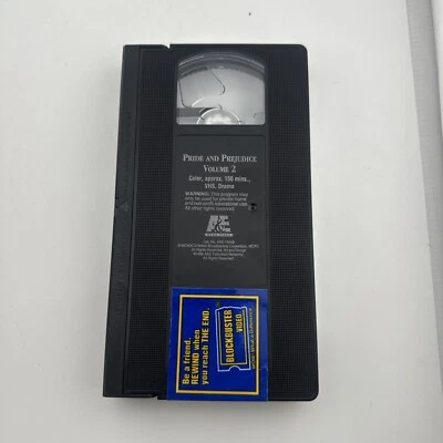 PRIDE AND PREJUDICE -- *A&E MINI SERIES - VOL 2 VHS* STARING "COLIN FIRTH" - Image 1 of 2