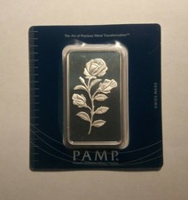 Pamp Suisse Rosa 100 gram Silver Bar