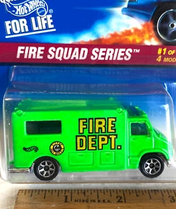 NIP 1988 MATTEL HOT WHEELS FIRE SQUAD SERIES #15273 Collector #424 1:64 Scale - Picture 1 of 6