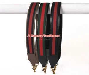 4,2 * 100 cm Canvas Leder Ersatz Schulter Griff Riemen für Gucci S75 - Bild 1 von 10