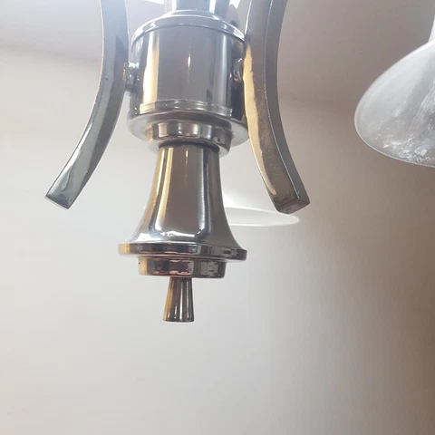 art deco chrome chandelier Cover