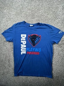 DePaul Blue Demons University T-Shirt Mens Medium Chicago NCAA - Picture 1 of 8