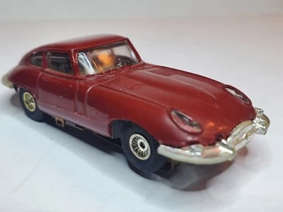 Vintage Faller  JAGUAR 2+2  BURGUNDY  TJET  Slot Car HO SLOT CAR MINTY - Изображение 1 из 4