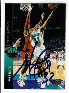 Hersey Hawkins firmó 1994/95 Upper Deck Card #88 - Imagen 1 de 1