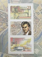 Tschechische Republik 2020 Block 81 Gočár und die Architektur von Hradec Králové