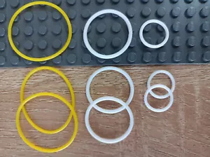 LEGO 9 Élastiques Neufs "rubber" ( BOTBOTASTORE SHOP) - Picture 1 of 1