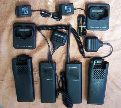 A Pair of Motorola Radius P50 Mobile Walkie Talkies Two Way Radios. UNTESTED - Image 1 of 4