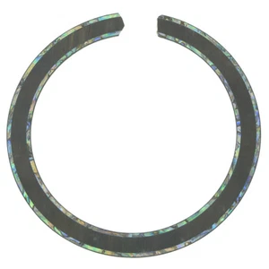 KAISH Acoustic Guitar Soundhole Rosewood Rosette Double Circle Abalone Inlay - Picture 1 of 5