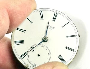 Antique Thomas Smith London Pocket Watch Movement No. 205 Gold Plated c.1800s - Picture 1 of 11