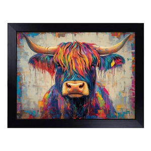 Highland Cow in Colour Vol.1 Schoß Tablett gepolstert gepolstert TV Abendessen Laptop Schreibtisch - Bild 1 von 4