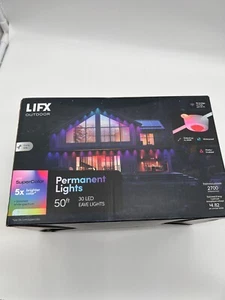 New LIFX LFXSL50-30 Permanent Outdoor Lights 30 LED Eave Lights 50ft 2700 Lumen - Picture 1 of 6