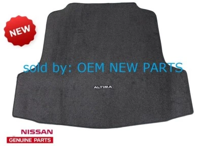  2013-2018 Nissan Altima OEM Carpet Trunk Cargo Mat 999E3-UZ001 Charcoal Black - Image 1 of 4