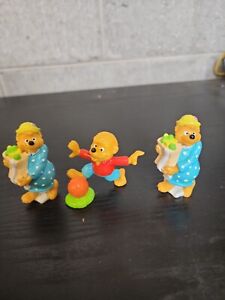 Lot of 3 Vtg 1985 Berenstain Bears PVC Figures  Brother Applause