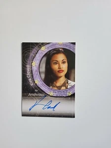 Stargate SG-1 Season 9 Auto A80 Kira Clavell as Amaterasu - Picture 1 of 2