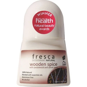 Fresca Natural Deodorant Wooden Spice with Sandalwood & Carrot Oil 50mL