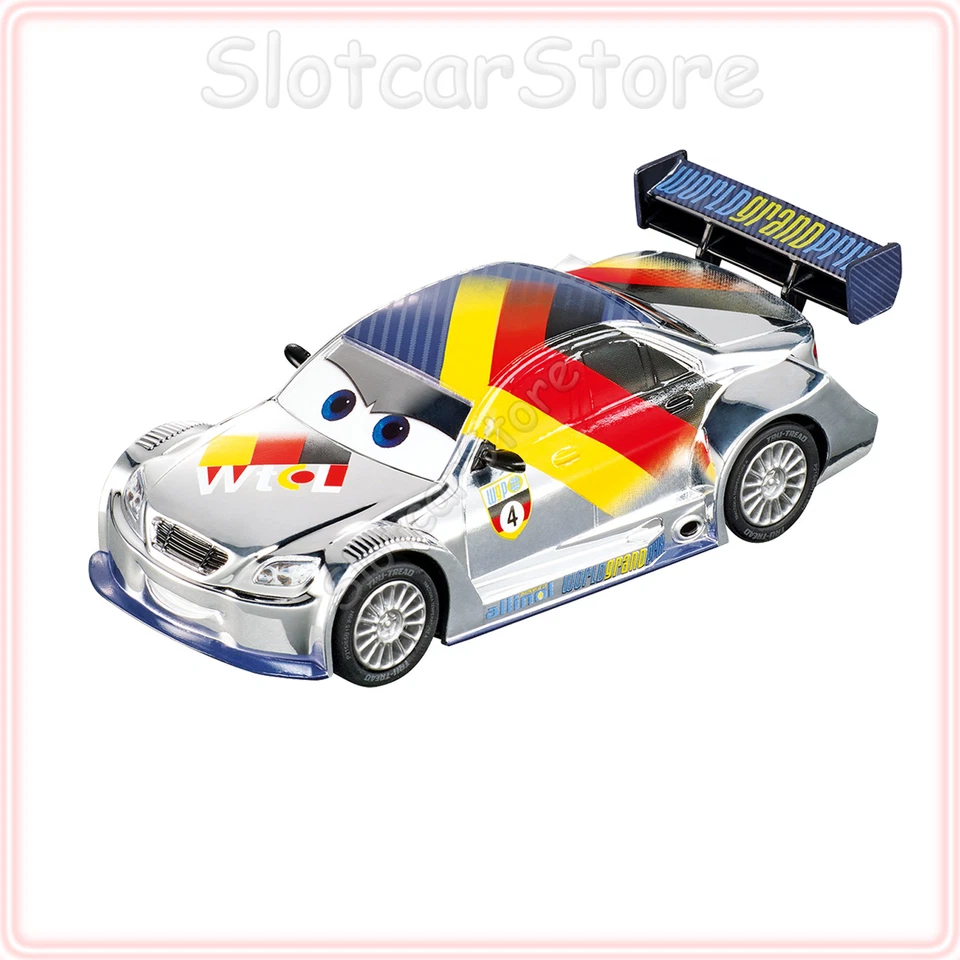 Carrera GO 61290 Disney Pixar Cars Silver "Max Schnell" 1:43 Slotcar Auto Plus