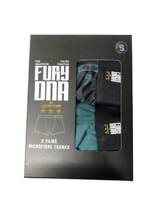 FURY DNA MICROFIBRE BOXERSHORTS ** 2 PAIRS IN A BOX ** * SIZES S•M•L•XL•XXL * - Picture 1 of 6