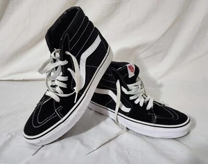 Vans High Top schwarz Wildleder Off The Wall Skateboard Schuhe 500714 M 7,5 W 9 - Bild 1 von 9