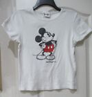 Mickey Mouse sparkle woman shirt Graphic Fit medium white preowned