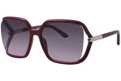 Tom Ford FT1089 75B 太阳镜女式闪亮无锡/烟雾渐变 60 毫米 — 第 1/4 张图片