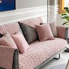 Sofa Covers Modern Solid Plush Sofa Armchair Furniture Protector Towel Slipcover