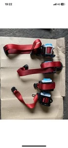 MERCEDES A45 AMG W176 FULL SET ♻️RED SEAT BELTS Complete - Picture 1 of 1