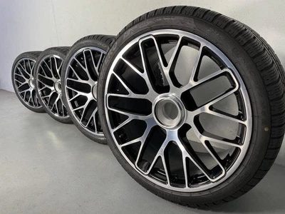 Porsche 991.2 20 Zoll GTS Turbo S Winter Räder Pirelli 6-7mm Originallack - Bild 1 von 4