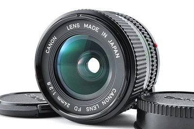 【NEAR MINT】CANON NEW FD 24mm F/2.8 MF Wide Angle Lens FD Mount From JAPAN #289 - Image 1 of 4