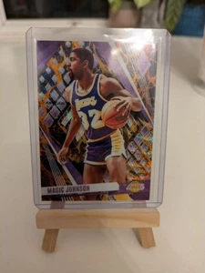 2023-24 Panini Phoenix Magic Johnson Lava Prizm 38/75 #80 SP Los Angeles Lakers - Picture 1 of 2