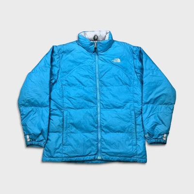 Jaqueta feminina The North Face azul média nupcial 600 casaco acolchoado externo - Imagem 1 de 4
