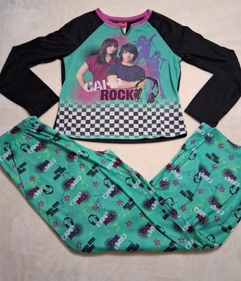 HTF Disney Camp Rock Pajamas Set Sz Youth XL Joe Jonas Demi Lovato - Image 1 of 4