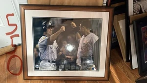 Tino Martinez Derek Jeter NY Yankees signed Autogramm 16x20 Foto Steiner gerahmt - Bild 1 von 1