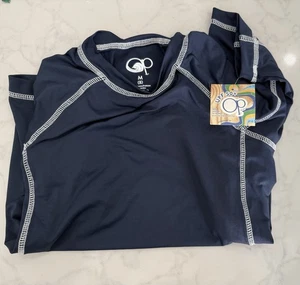 Ocean Pacific Op Boys’ Solid RashGuard Swimming Shirt Size 8 NWT, Blue - Picture 1 of 2